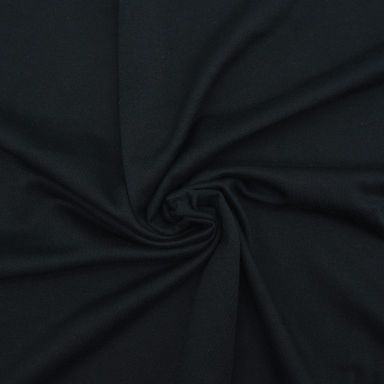Summer French Terry – Black – Darn Cheap Fabrics