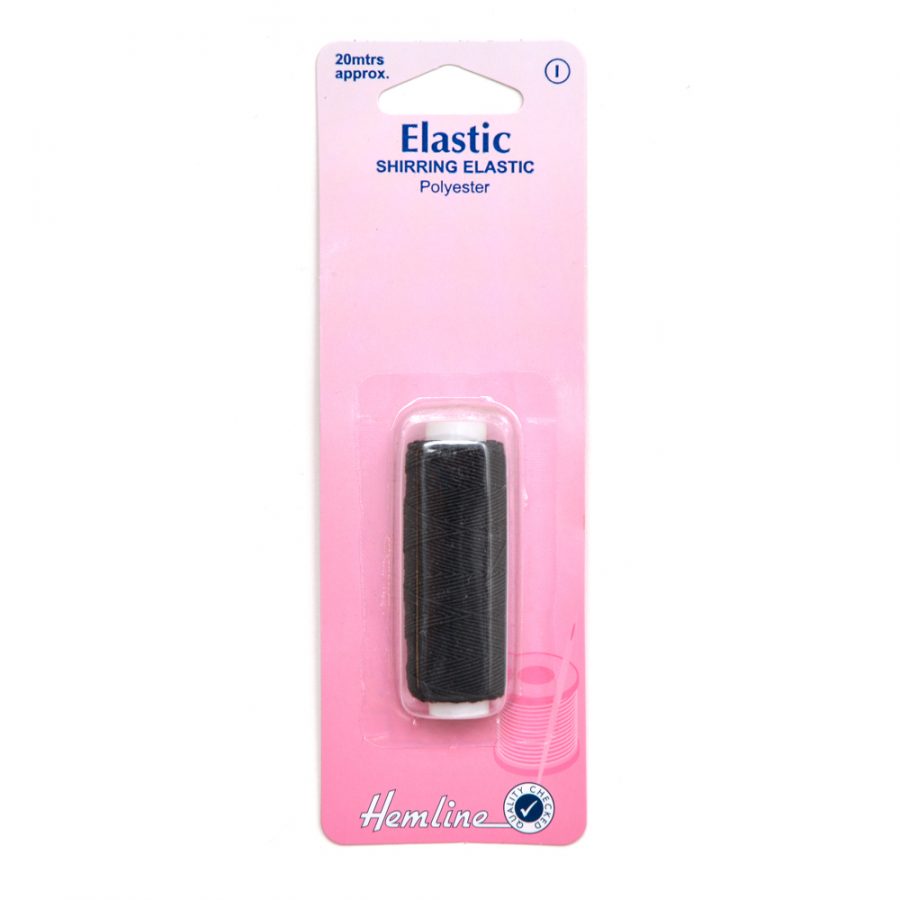 Shirring Elastic - Black
